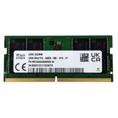 HMCG88AGBSA – SK Hynix 1x 32GB DDR5-5600 SODIMM PC5-44800S Dual Rank x8 Module