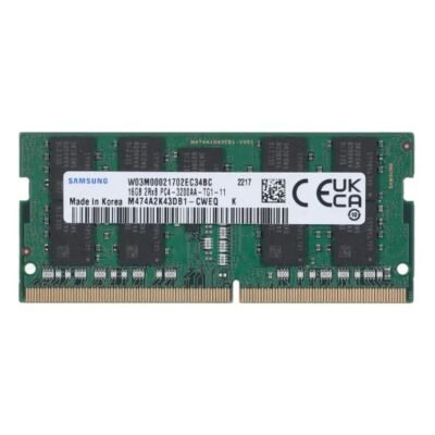 M474A2K43DB1-CWE – Samsung 1x 16GB DDR4-3200 SODIMM PC4-25600S Dual Rank x8 Module